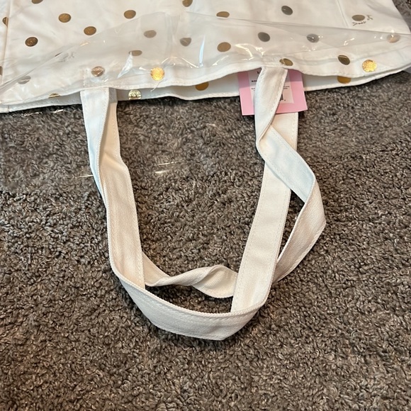 NWT kate spade gold dot with script book tote - Picture 5 of 6